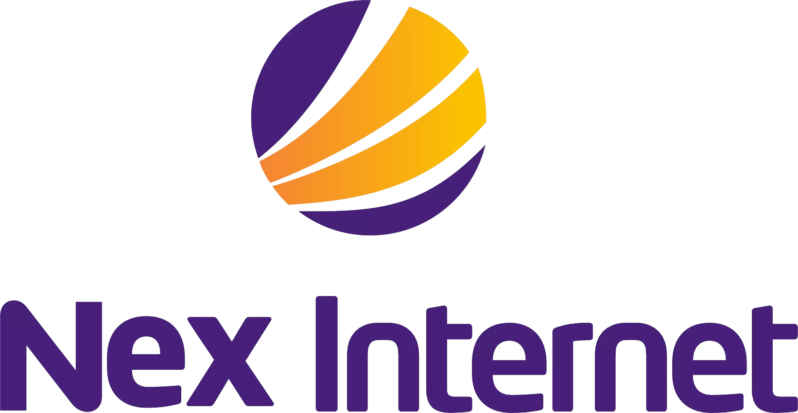 Logotipo Nex Internet vertical sem fundo